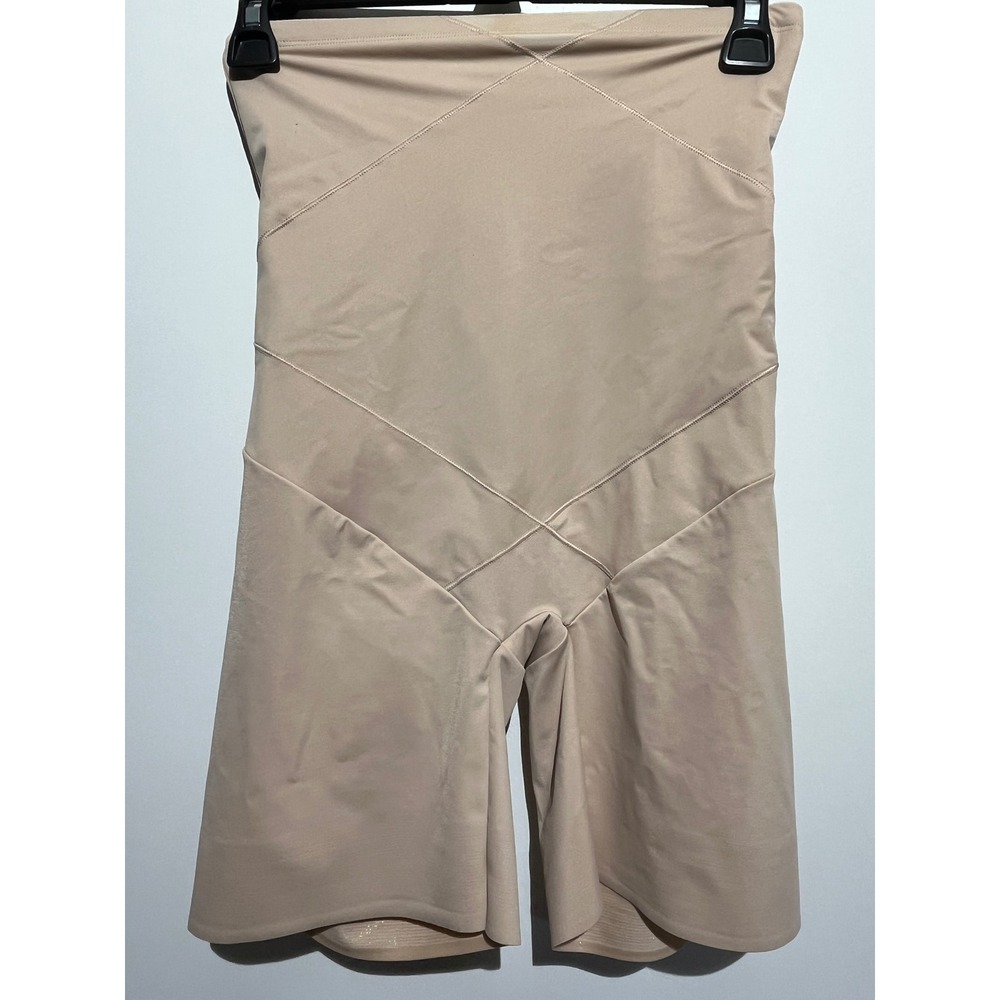 Miraclesuit 2419 Women Extra Firm High Waist Thigh Slimmer Nude Size L